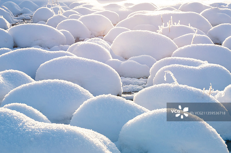 雪馒头图片素材