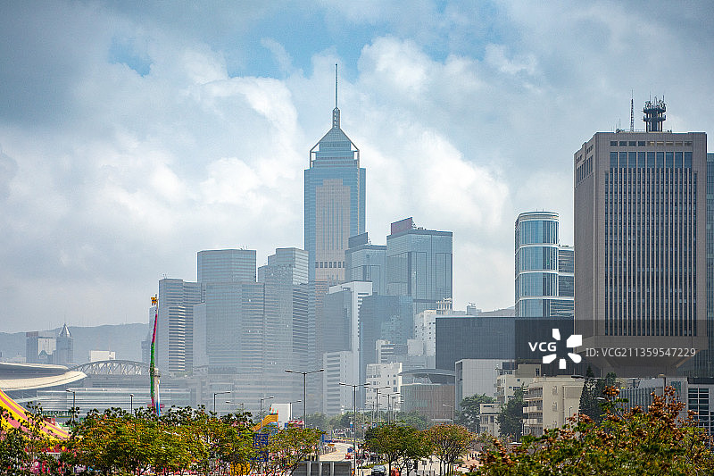 中国香港中环城市风光图片素材