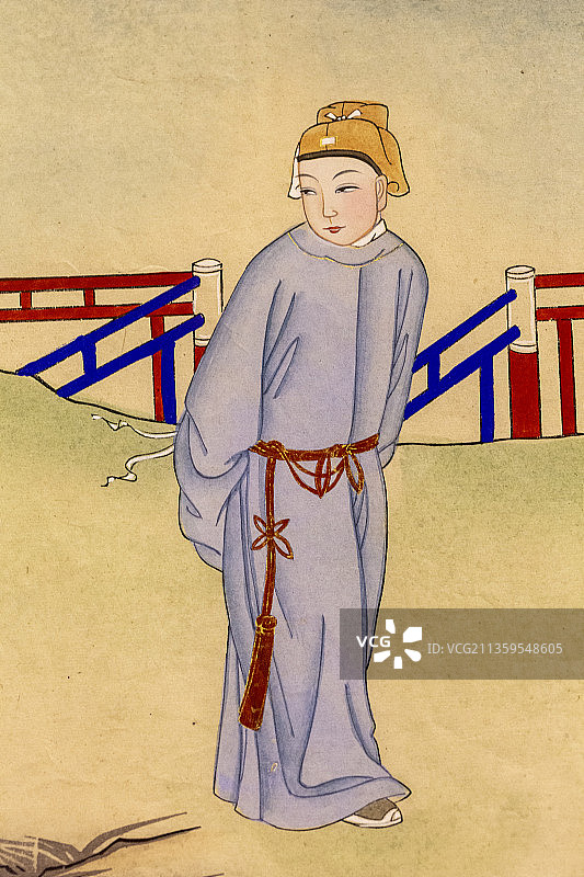 天津杨柳青年画：苏小妹三难新郎（天津博物馆藏）图片素材