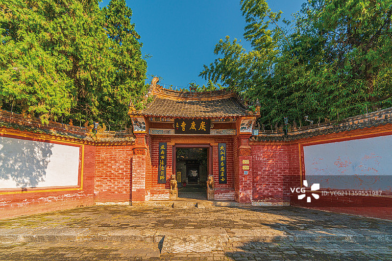 平顶山三苏园景区广庆寺图片素材