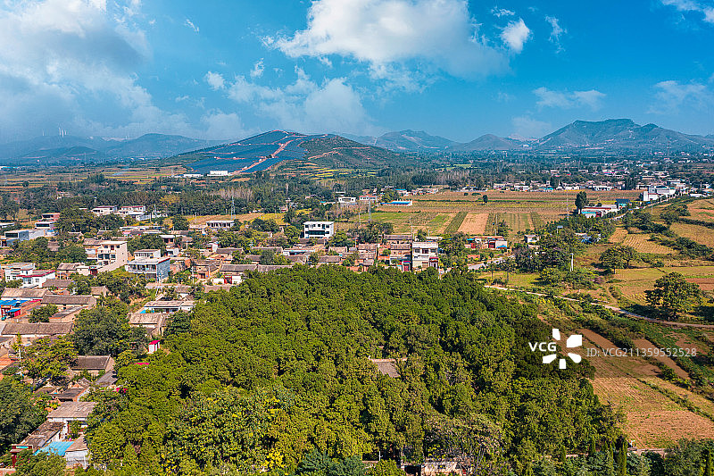 航拍平顶山三苏园景区图片素材