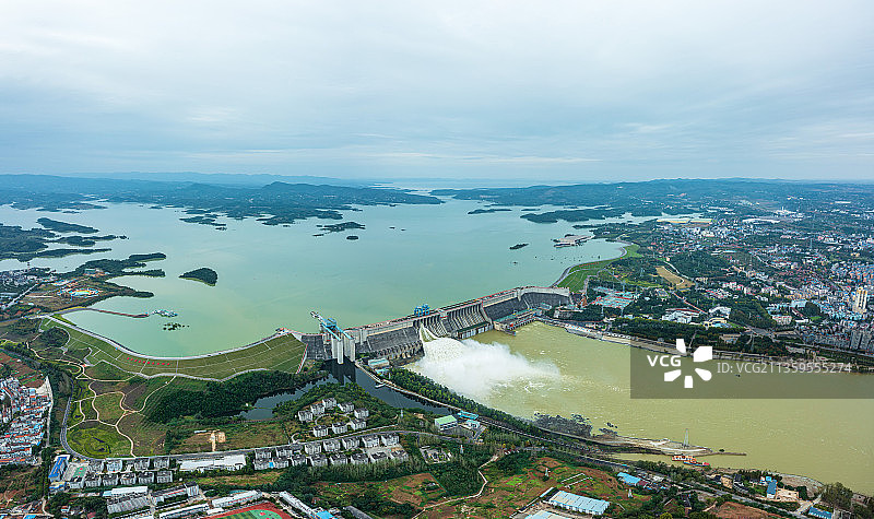 航拍丹江口水库图片素材