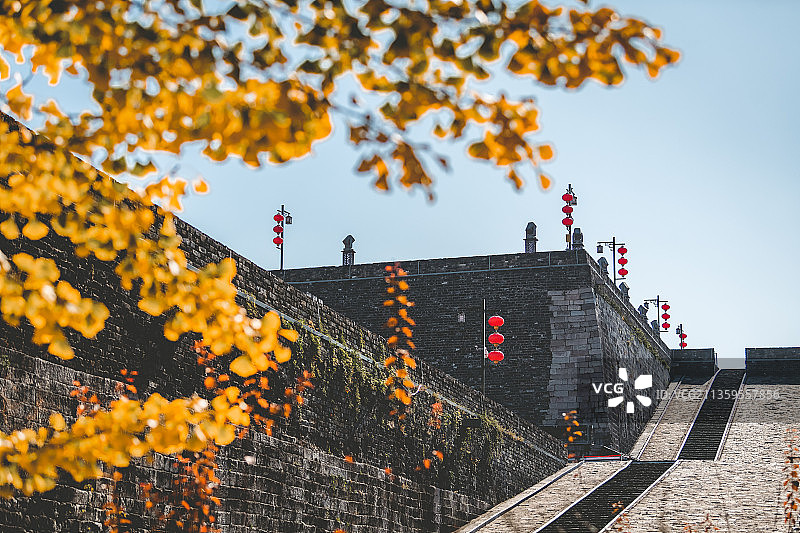 江苏南京中华门明城墙图片素材