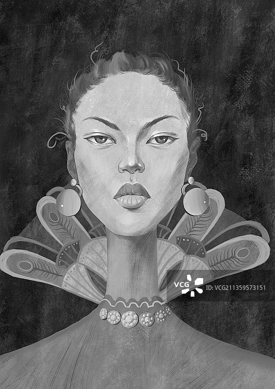 冬夜凝视图片素材