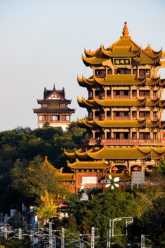 武汉黄鹤楼图片素材
