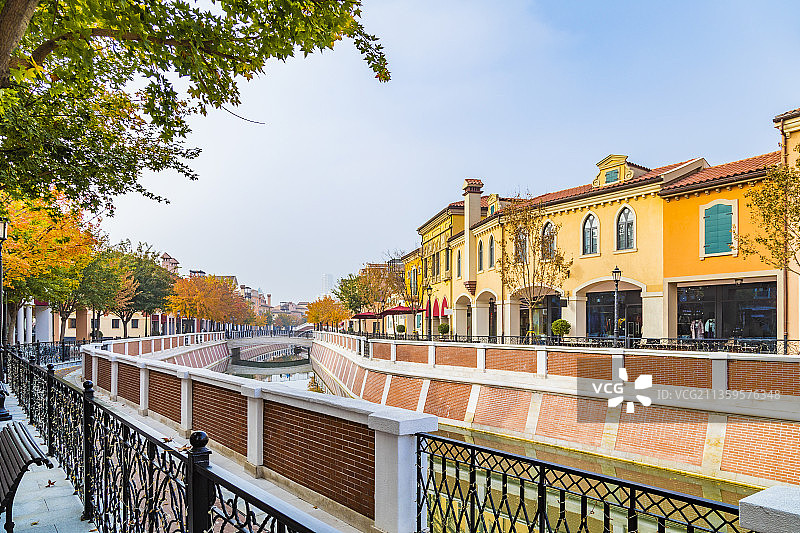 天津武清区佛罗伦萨小镇风光图片素材