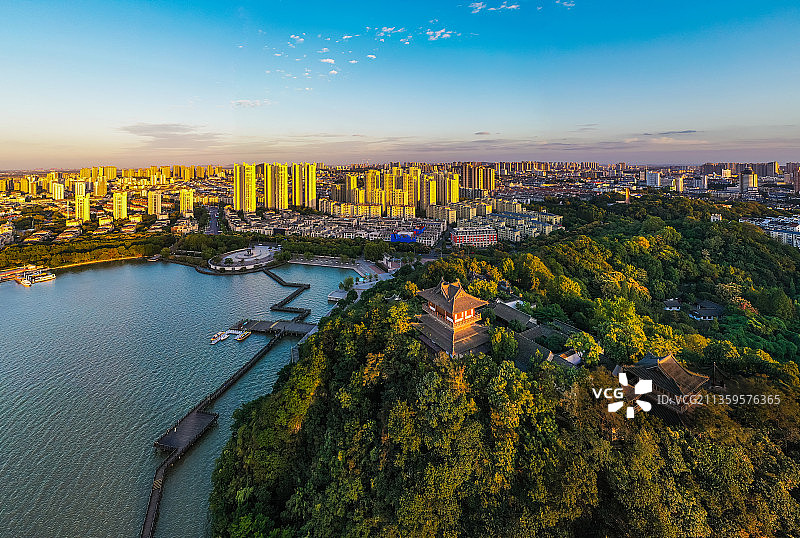 镇江北山公园北固楼图片素材