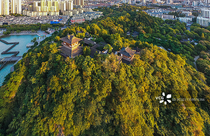 镇江北山公园北固楼图片素材