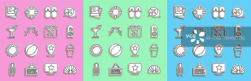 扇贝海螺华夫饼冰淇淋线性比例图片素材