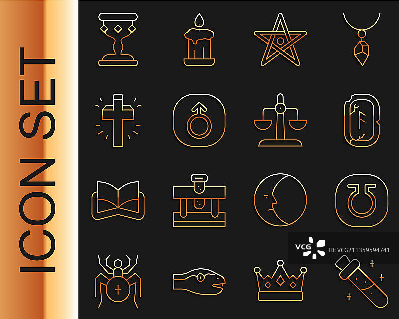 魔法药水套装图片素材