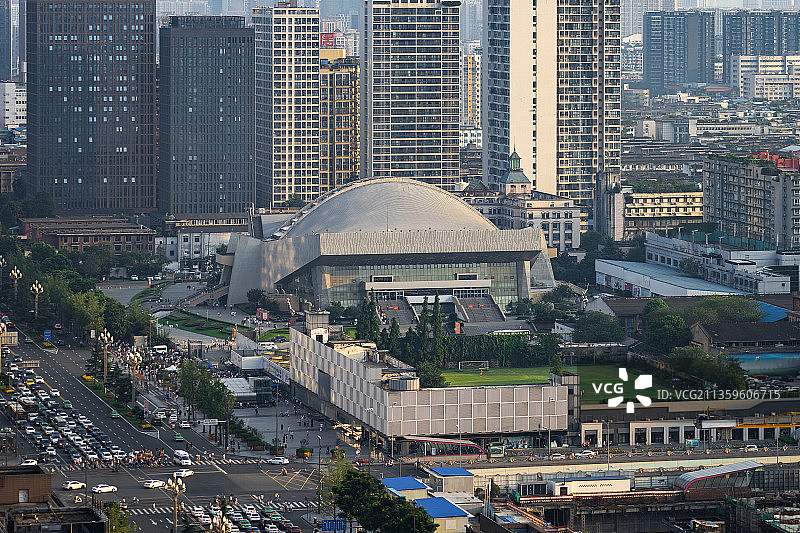 四川省成都市省体育馆图片素材
