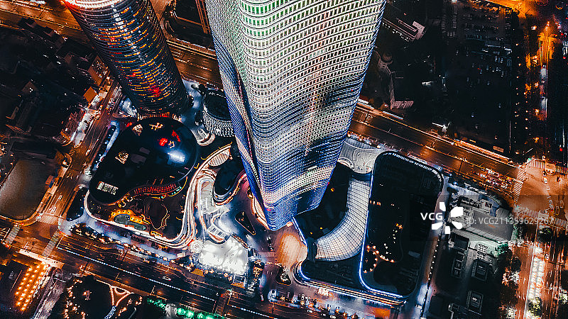 航拍白玉兰广场图片素材