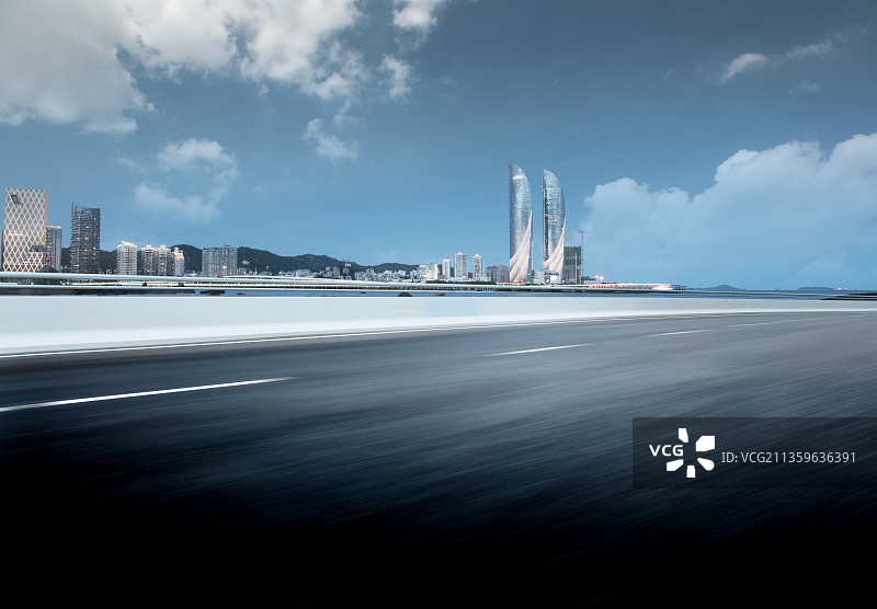 厦门城市道路图片素材