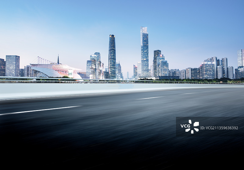 广州城市道路图片素材