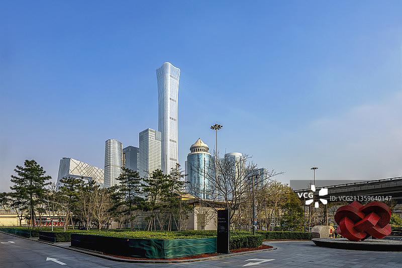 北京国贸风光图片素材