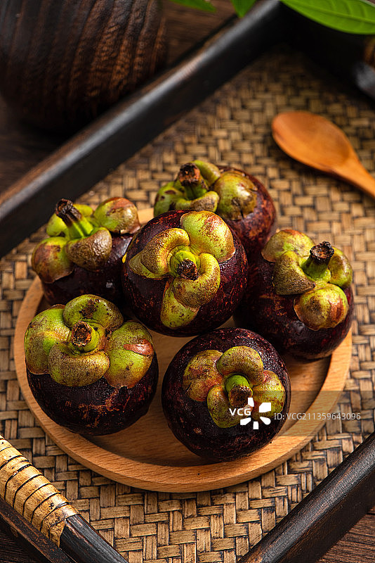 新鲜水果山竹图片素材