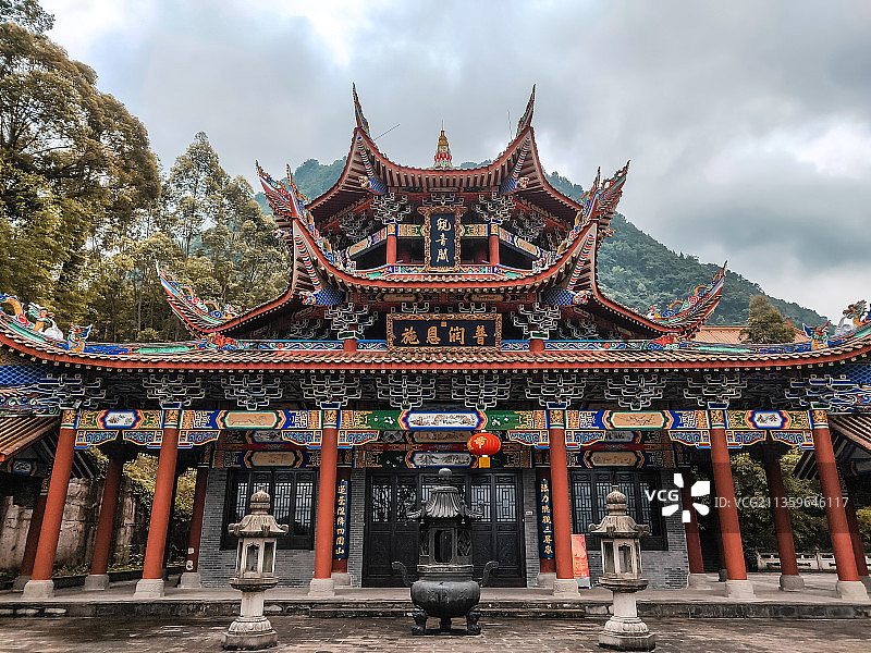 重庆四面山西少林寺图片素材