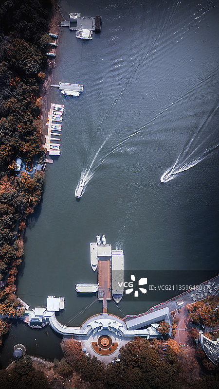 天目湖码头图片素材