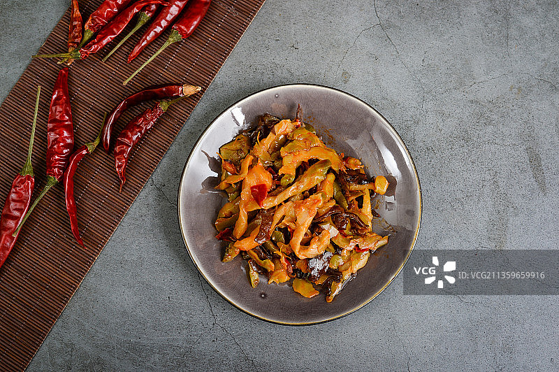 凉菜木耳榨菜图片素材