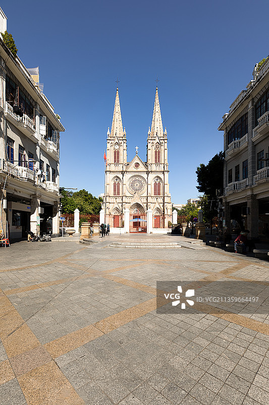 广州圣心大教堂图片素材