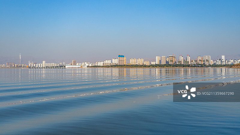 乌海黄河湿地景观区图片素材
