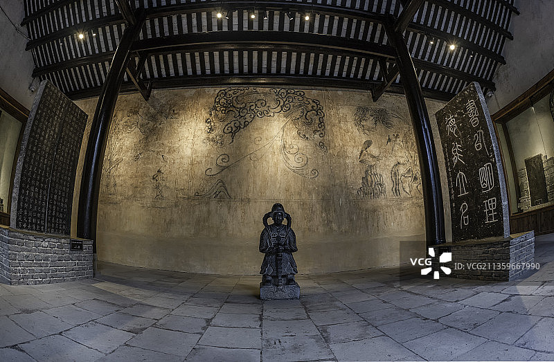 2021年初冬，重庆奉节白帝庙图片素材