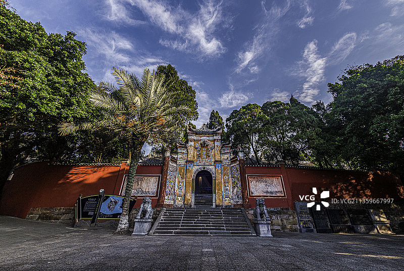 2021年初冬，重庆奉节白帝庙图片素材