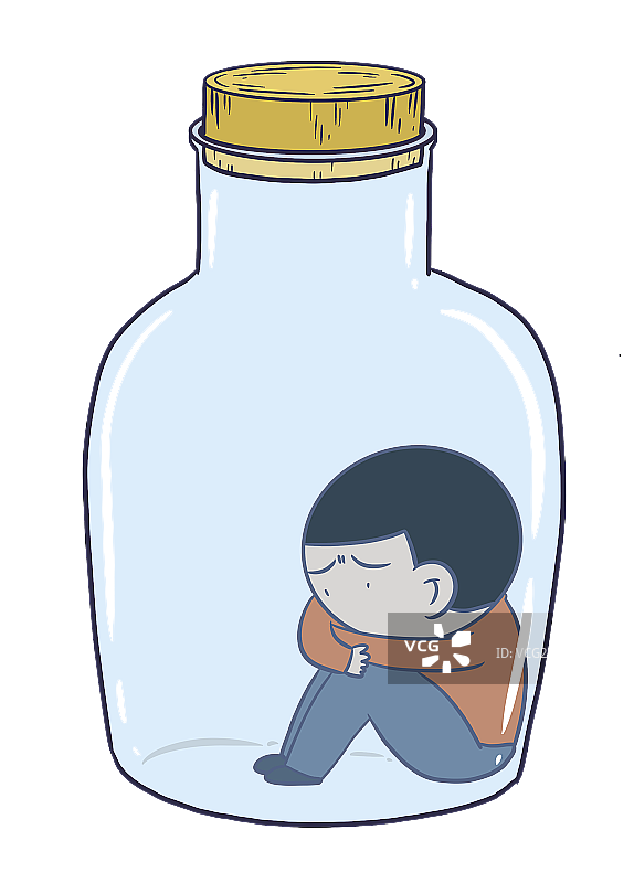 元素：自闭症儿童图片素材