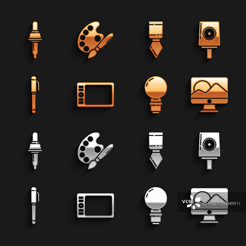 绘图板喷雾罐喷嘴盖电脑设置图片素材