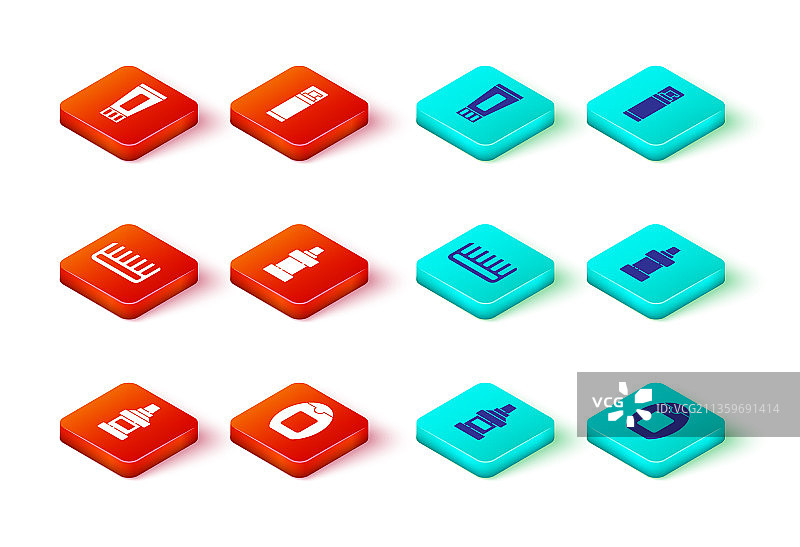 漱口水瓶洗发水瓶发刷套装图片素材