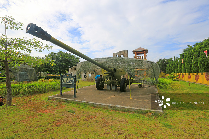 福建厦门大嶝岛英雄三岛战地观光园一角图片素材