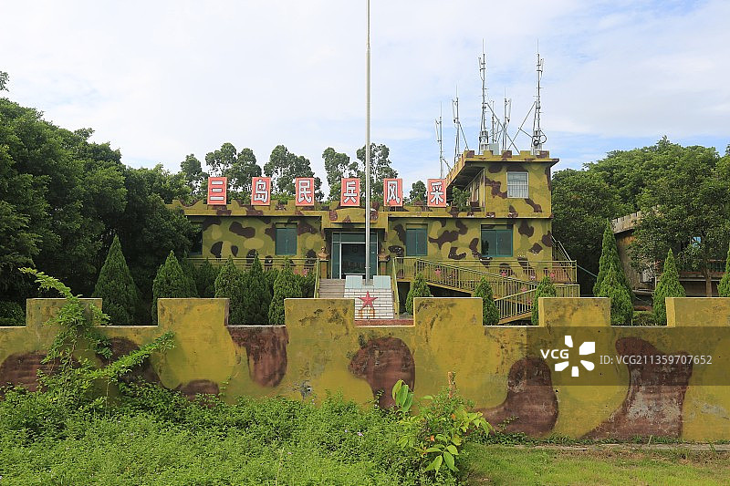 福建厦门大嶝岛英雄三岛战地观光园一角图片素材