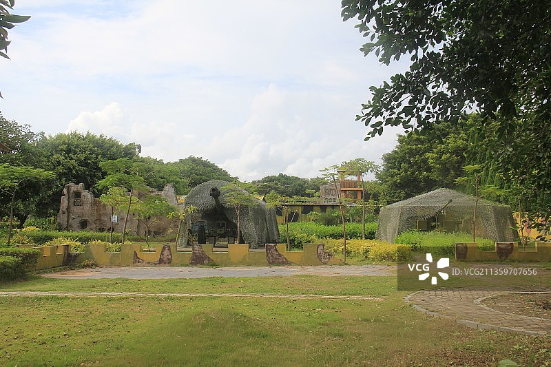福建厦门大嶝岛英雄三岛战地观光园一角图片素材
