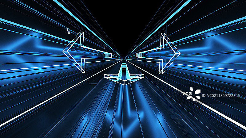 科技箭头场景图片素材