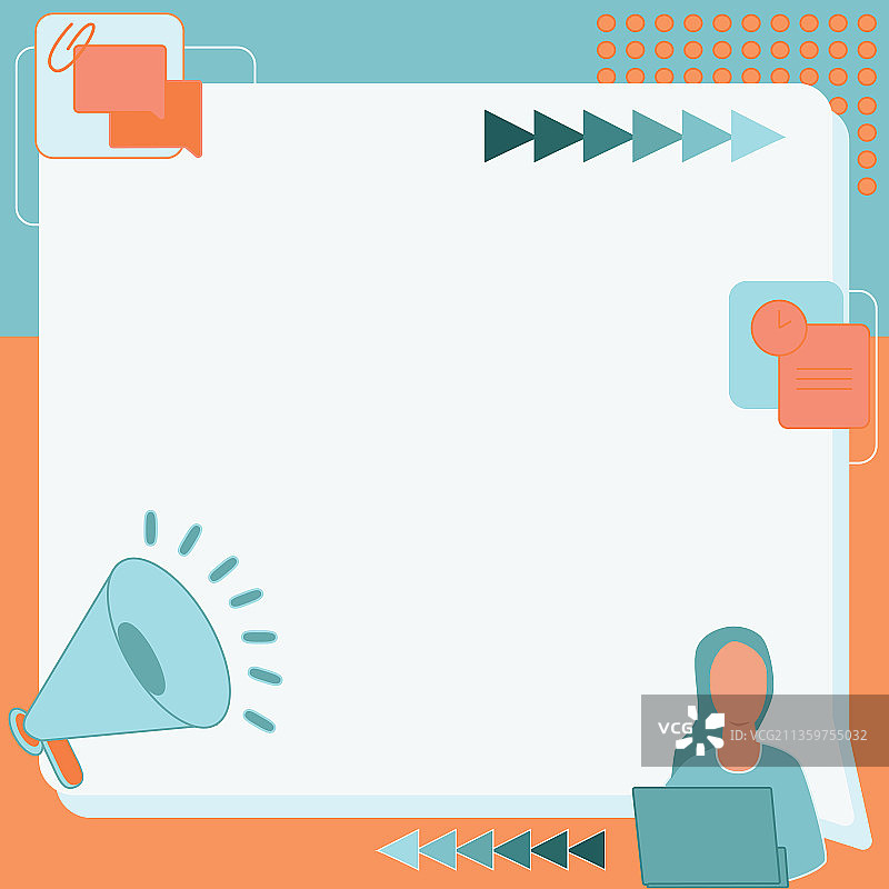 女人坐在扩音器旁边画画图片素材