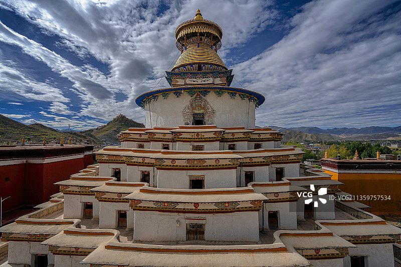 江孜白居寺图片素材
