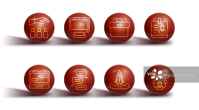 老板与员工在线聊天素材图片素材