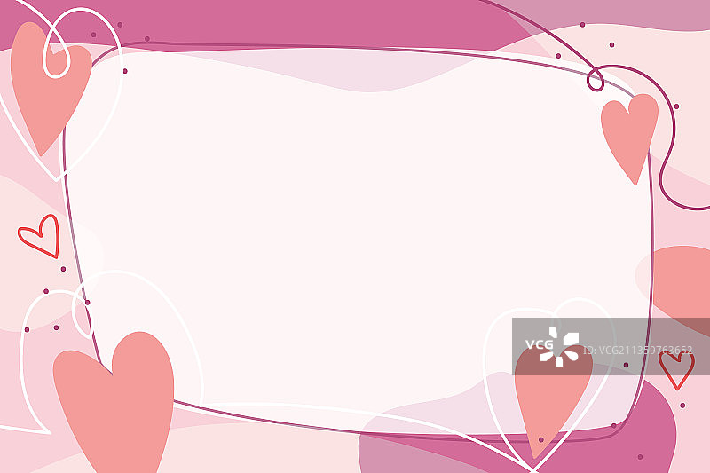 各色鲜花环绕的文本框图片素材