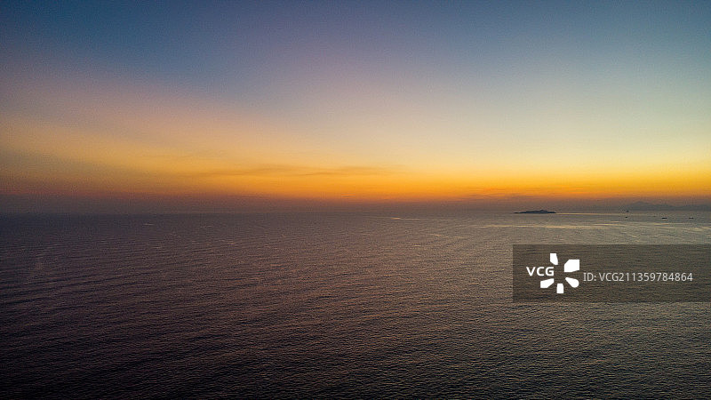 广东省汕尾市金町湾大海航拍图片图片素材