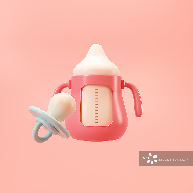 C4D图奶嘴瓶图片素材