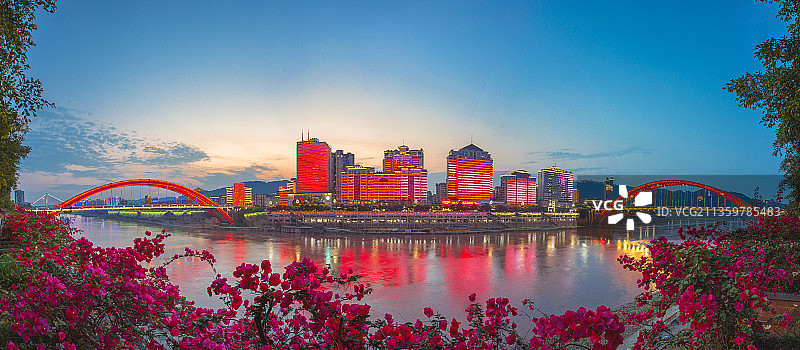 宜宾外滩——滨江路图片素材