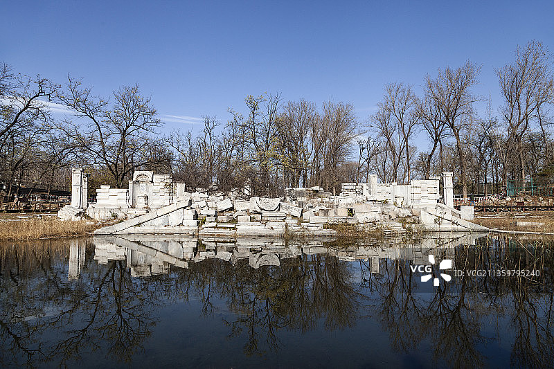 圆明园西洋楼遗址图片素材