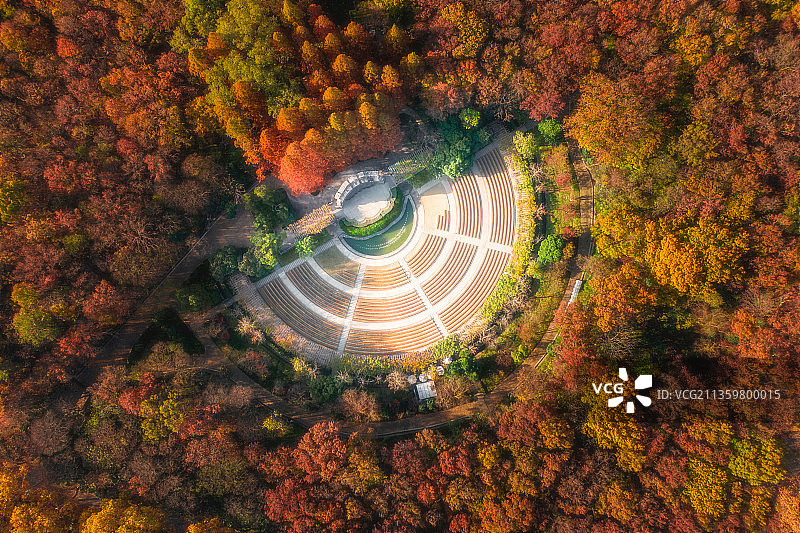 南京音乐台航拍图片素材