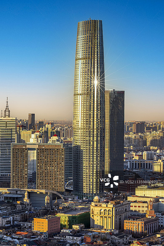 天津津塔图片素材