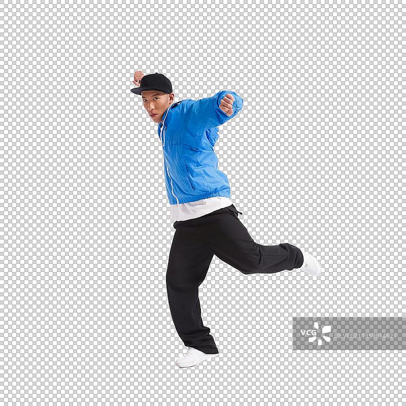 嘻哈风格的年轻人跳街舞图片素材