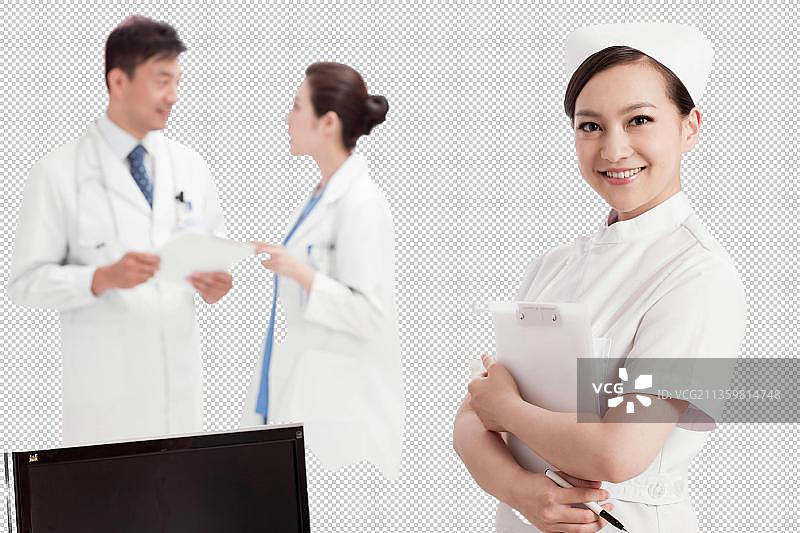 年轻女护士图片素材