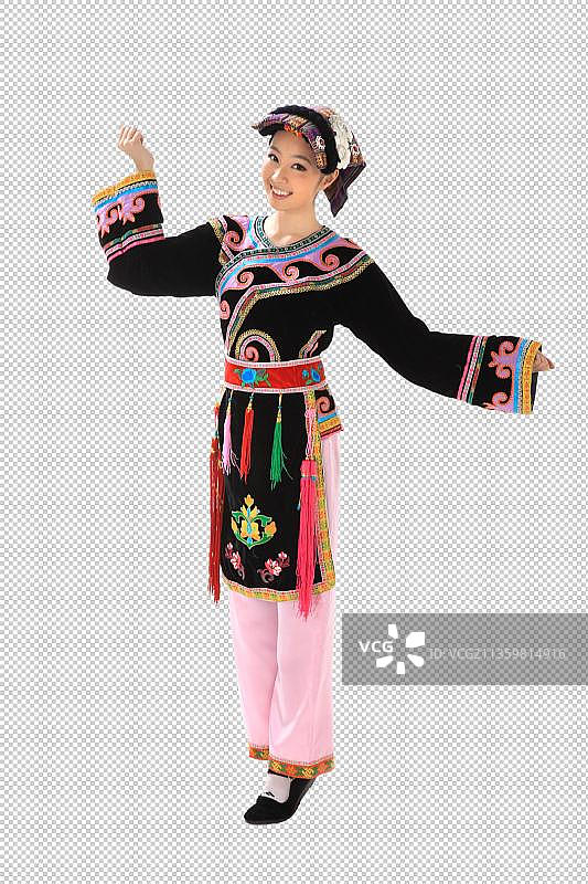 中国少数民族羌族女人图片素材