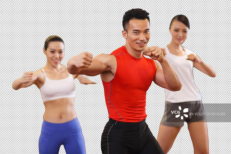 青年人健身图片素材