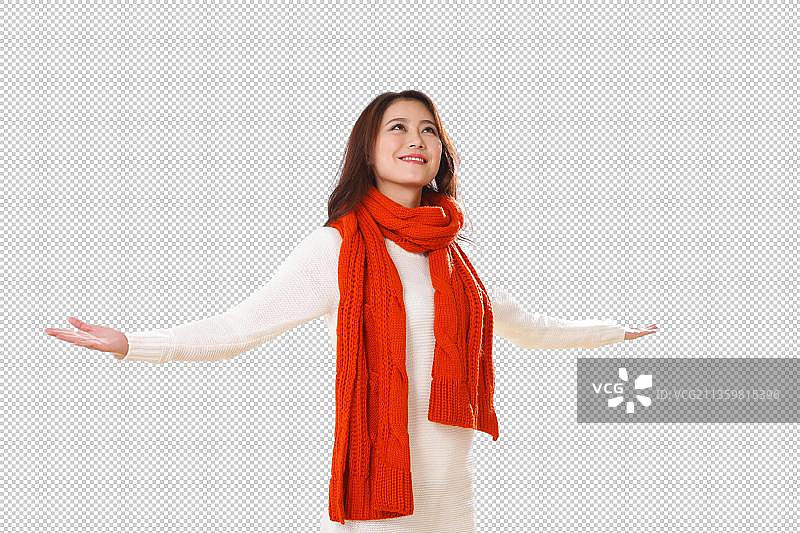 时尚的的青年女人图片素材