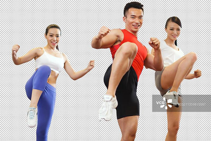 青年人健身图片素材